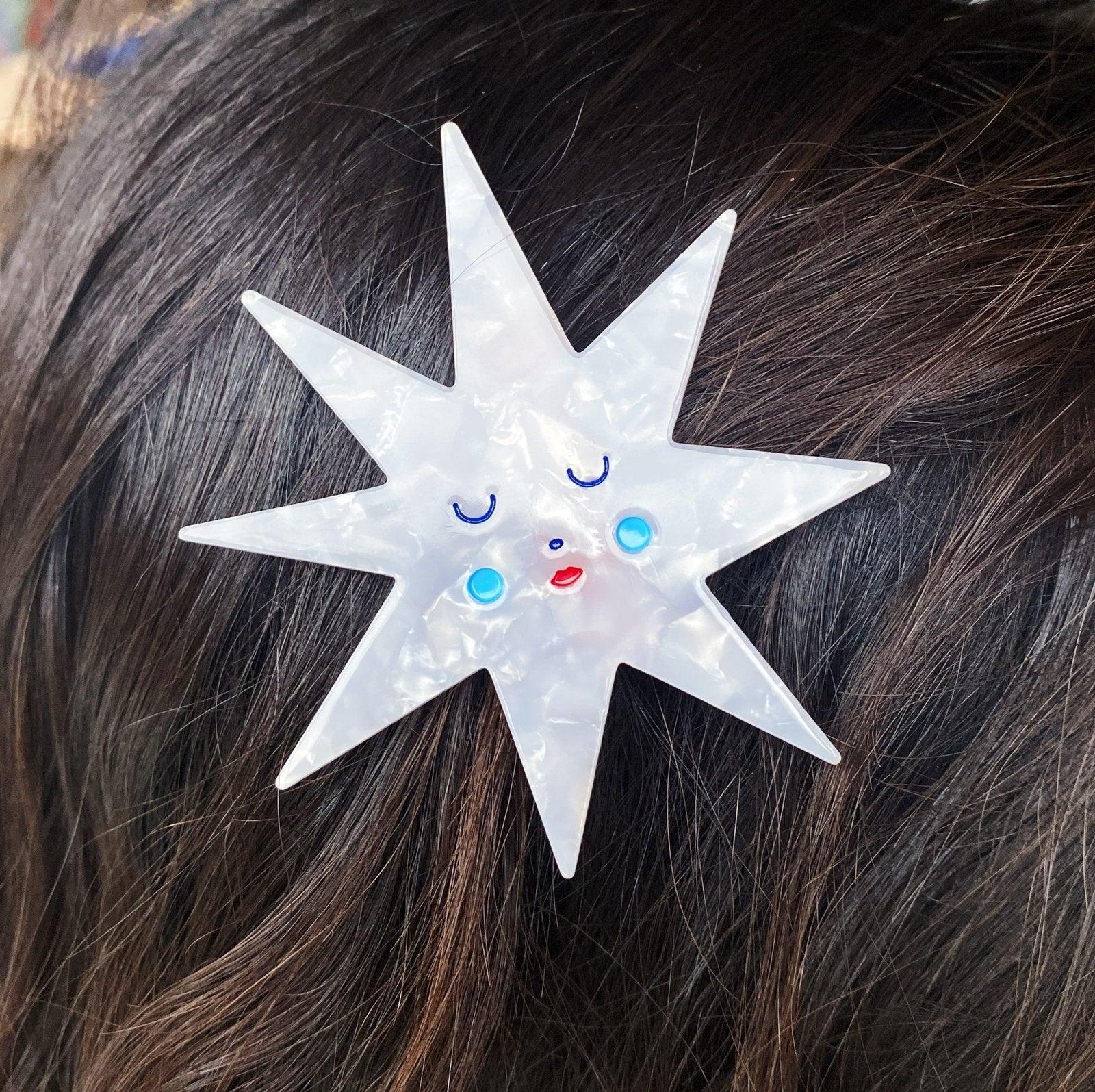 Venus cute bio-acetate large octopus bio-acetate ligh big sale designer tortoise shell hair claw clip durable pink butterfly flat online wholesale hair pin hair accessories french barrettes for thick hair styles women.