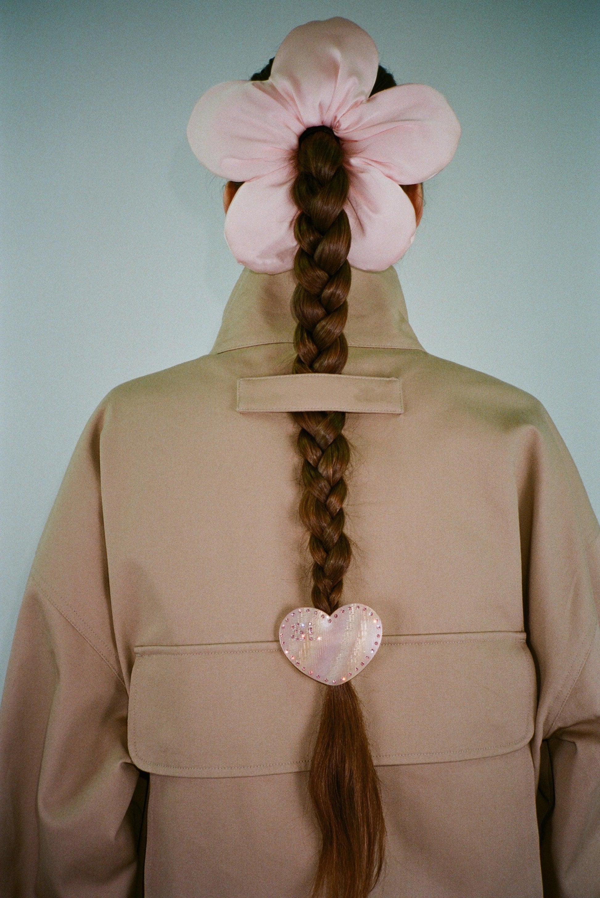 Bowsatelier Sweet Dreams Silky Scrunchie in Flower Power bio-acetate go-to essentials emijay discount large big sale designer Sephora hair claw clip durable pink butterfly flat feminine, high-quality hair accessories like statement Nordstrom hair pin french barrettes for all hair types