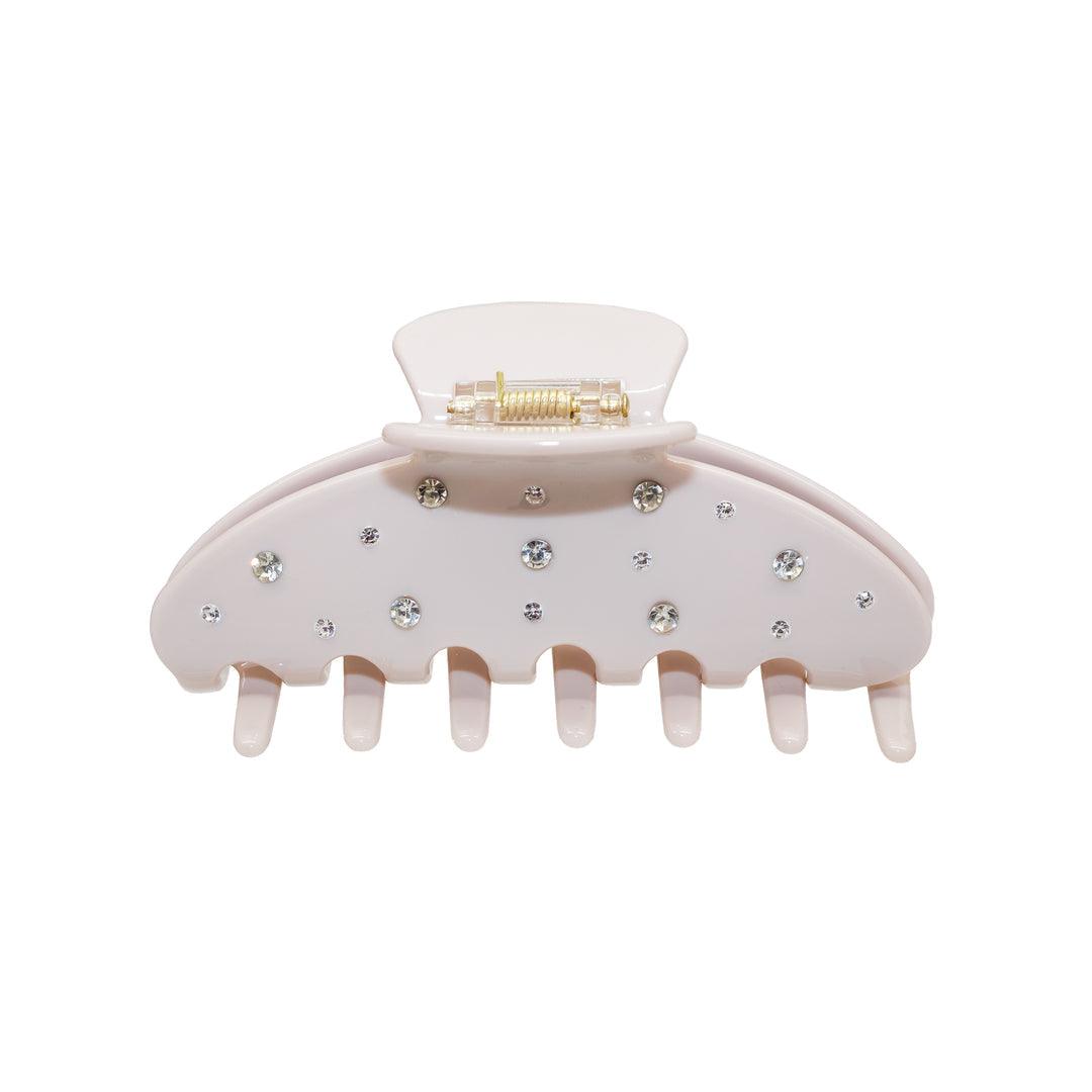 Big Effing Clip in Sugar  bio-acetate go-to essentials emijay discount large big sale designer Sephora hair claw clip durable pink butterfly flat feminine, high-quality hair accessories like statement Nordstrom hair pin french barrettes for all hair types