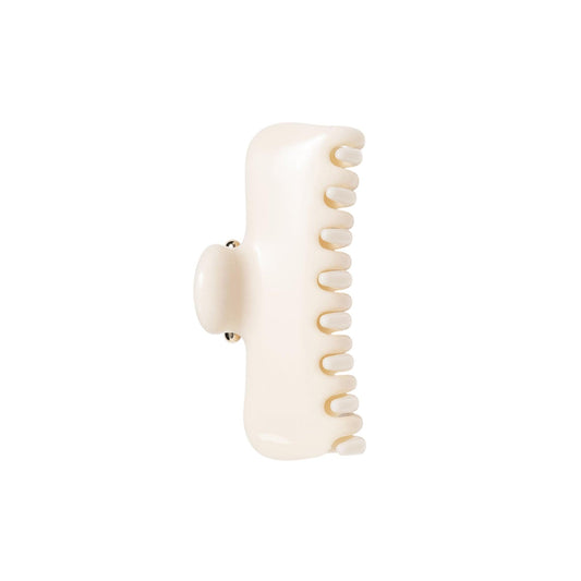 No. 4 Claw Clip Ivory bio-acetate go-to essentials undo hair claw discount large big sale designer Sephora hair claw clip durable pink butterfly flat feminine, high-quality hair accessories like statement Nordstrom hair pin french barrettes for all hair types