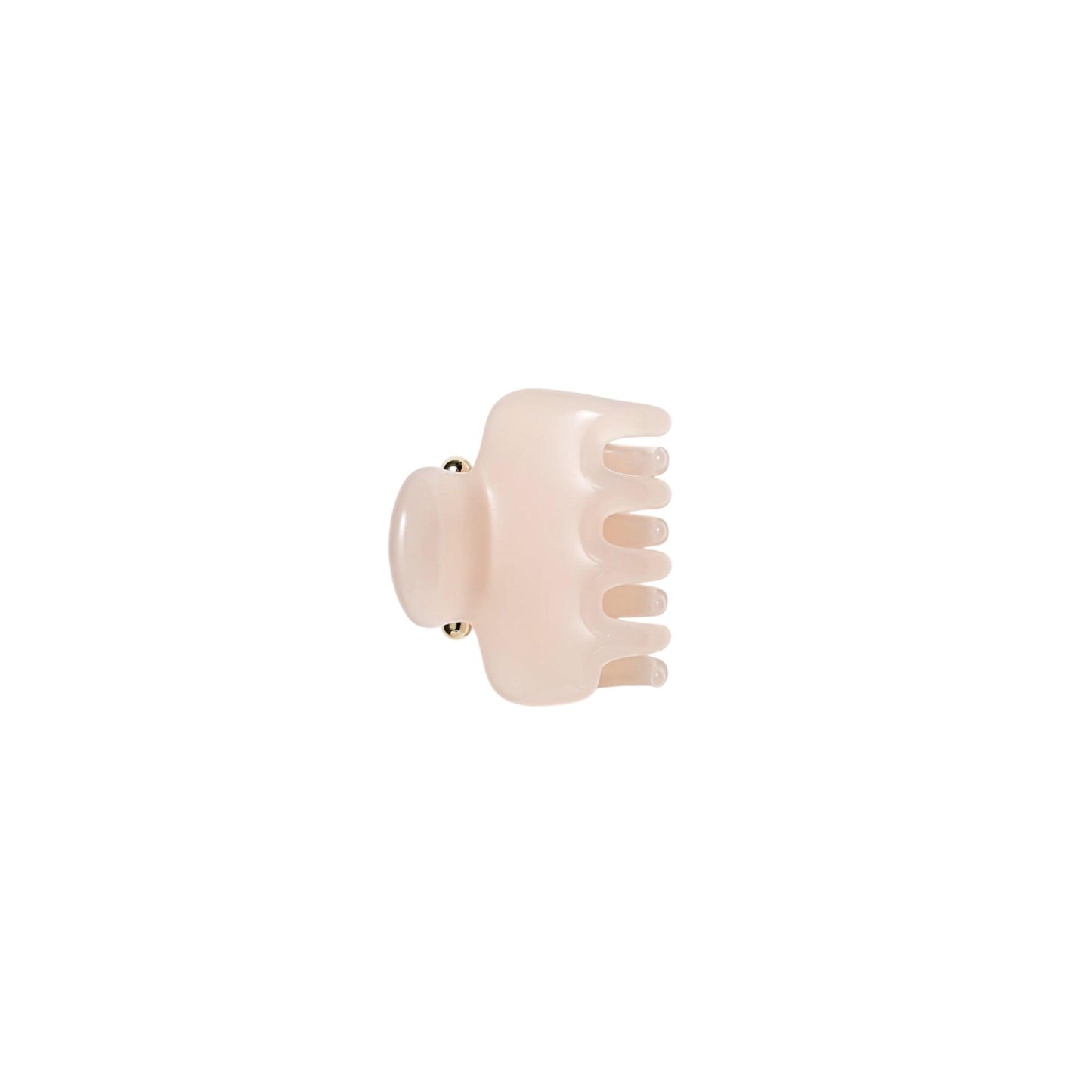 No. 2 Claw Clip in pink champagne bio-acetate go-to essentials undo hair claw big sale designer tortoise shell hair claw clip mid-size accessory versatile for styling half-ups or full twists effortlessly.