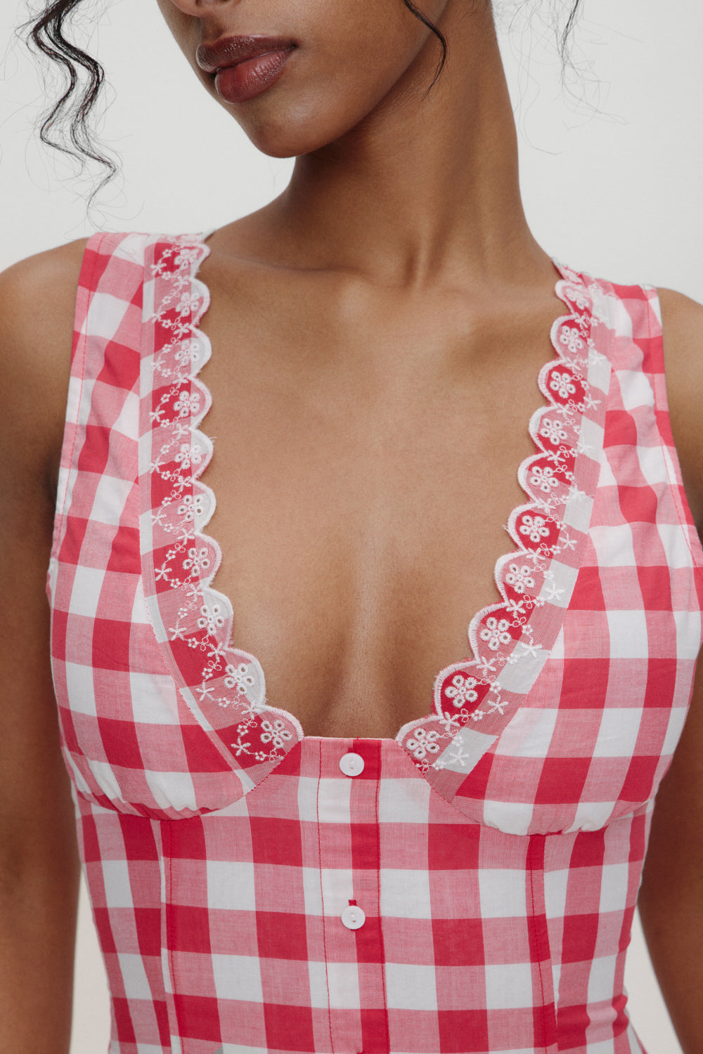 Farm Gingham Mini Dress