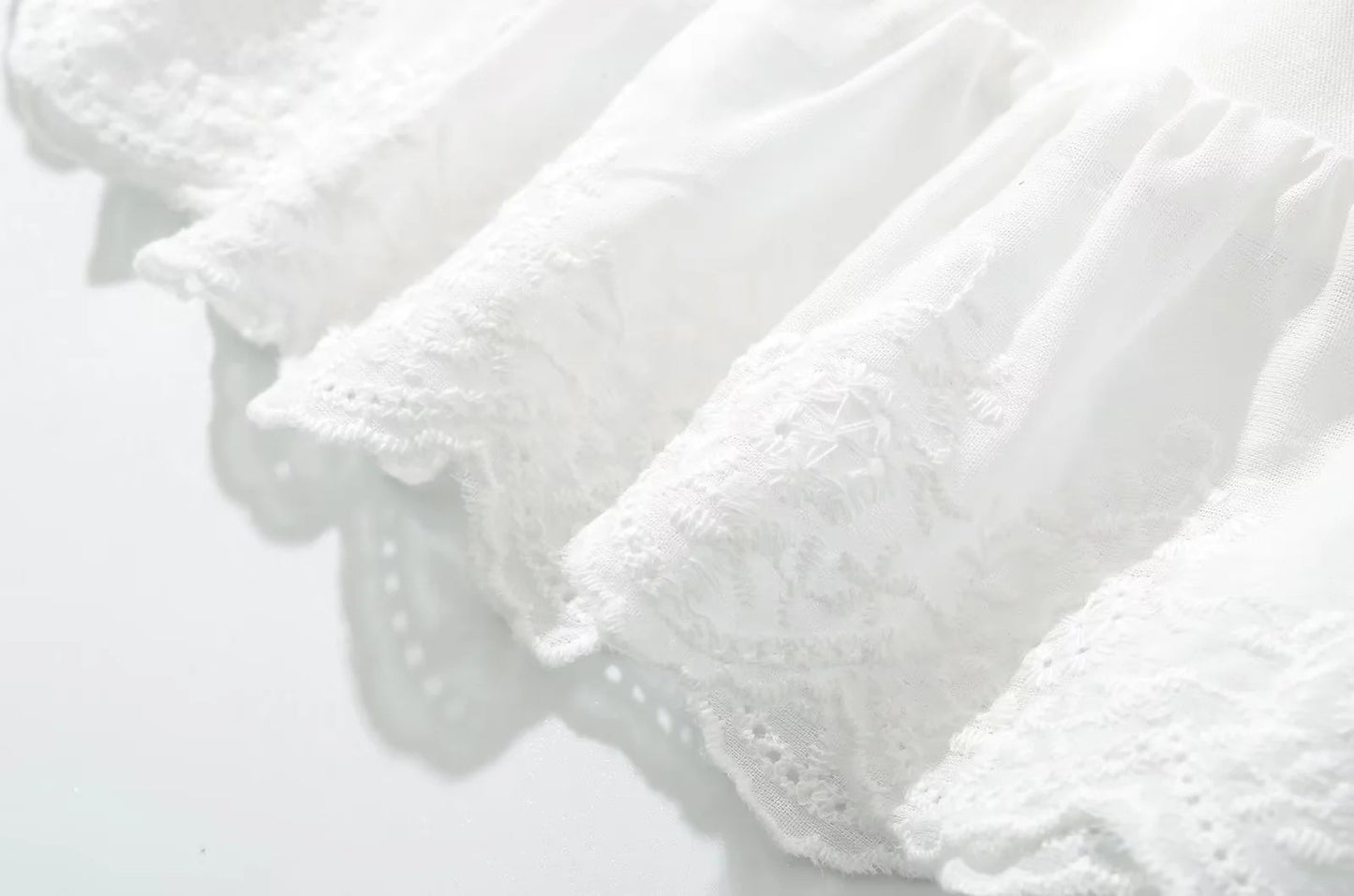 Lace Mini Skirt - White my mum made it coupon sale code skirt puffer bag dress white crop top girl cute clothing mindfully outfits cottagecore cotton good quality comfy chic vacation daily