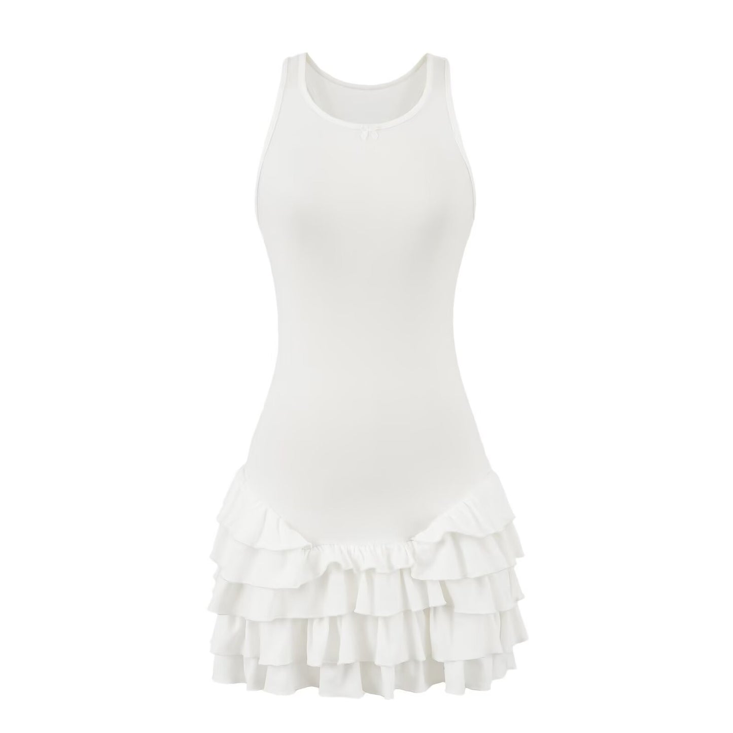 Frill Tank Dress my mum made it coupon sale code skirt puffer bag dress white crop top girl cute clothing mindfully outfits cottagecore cotton good quality comfy chic vacation daily