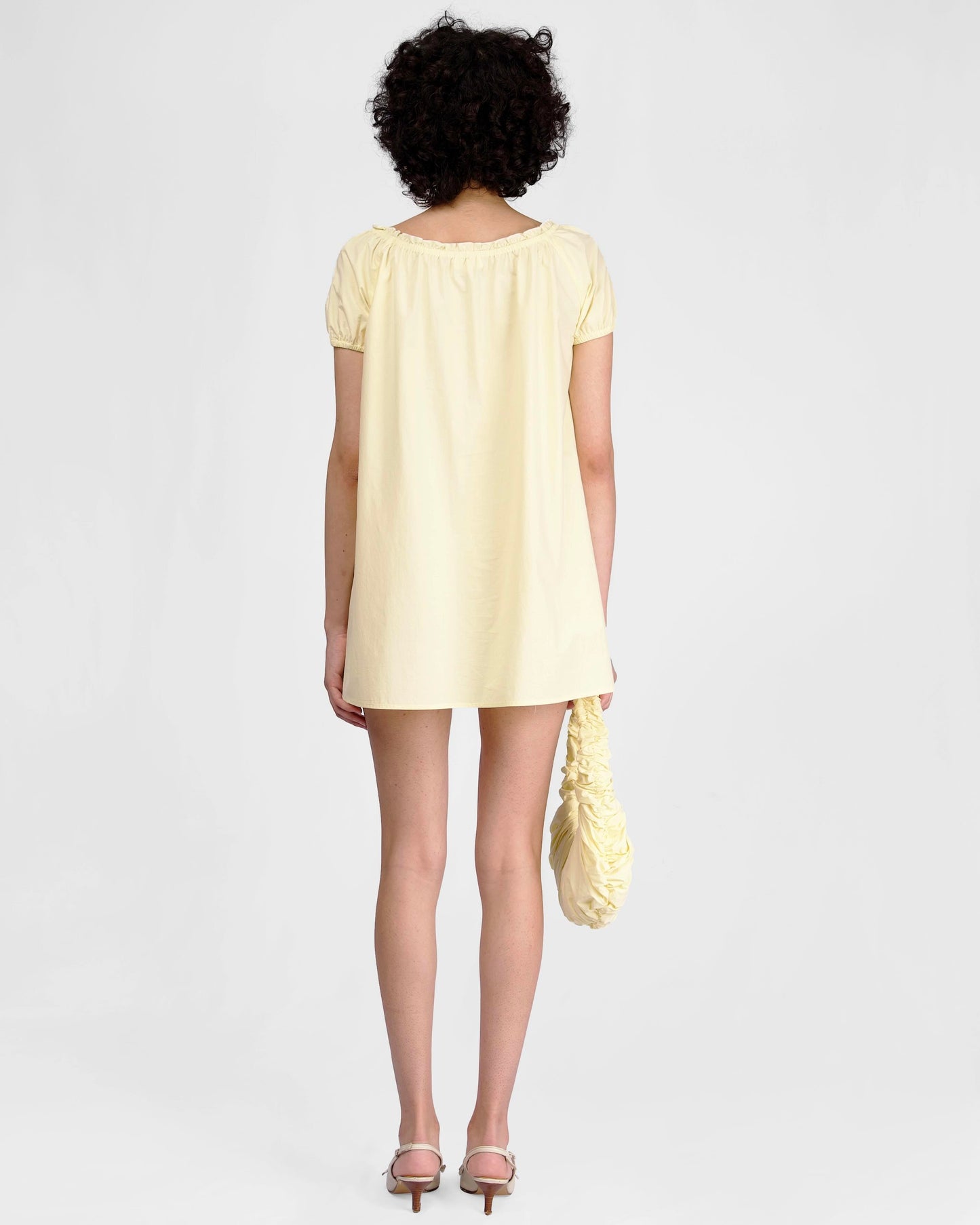 Morning Mini Dress - Citrine my mum made it coupon sale code skirt puffer bag dress white crop top girl cute clothing mindfully outfits cottagecore cotton good quality comfy chic vacation daily
