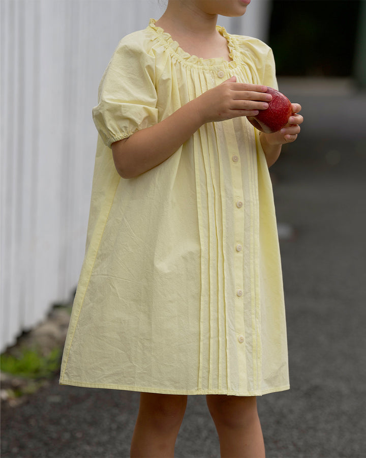 Morning Mini Dress - Citrine my mum made it coupon sale code skirt puffer bag dress white crop top girl cute clothing mindfully outfits cottagecore cotton good quality comfy chic vacation daily