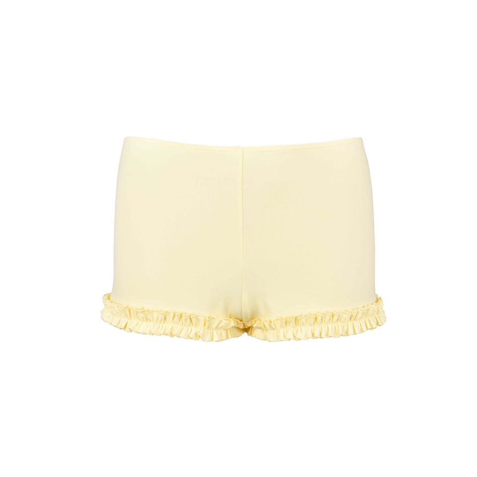 Citrine Ruffle Beach Shorts my mum made it coupon sale code skirt puffer bag dress white crop top girl cute clothing mindfully outfits cottagecore cotton good quality comfy chic vacation daily