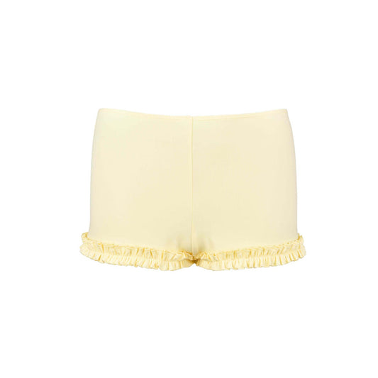 Citrine Ruffle Beach Shorts my mum made it coupon  sale code skirt puffer bag dress white crop top girl cute clothing mindfully outfits cottagecore  cotton good quality comfy chic vacation daily