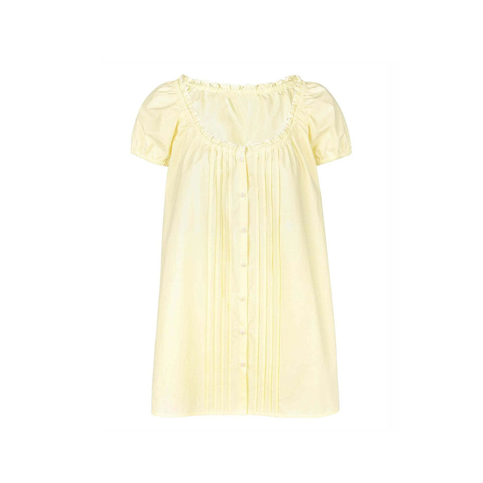 Morning Mini Dress - Citrine my mum made it coupon sale code skirt puffer bag dress white crop top girl cute clothing mindfully outfits cottagecore cotton good quality comfy chic vacation daily