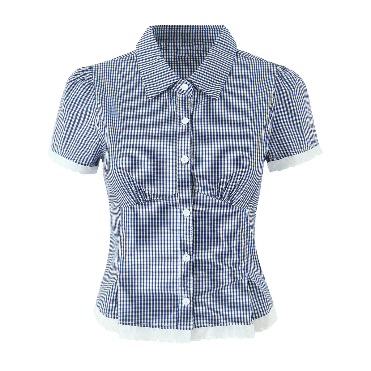CROPPED SLIM-FITTING BLOUSE & MINI SKIRT
