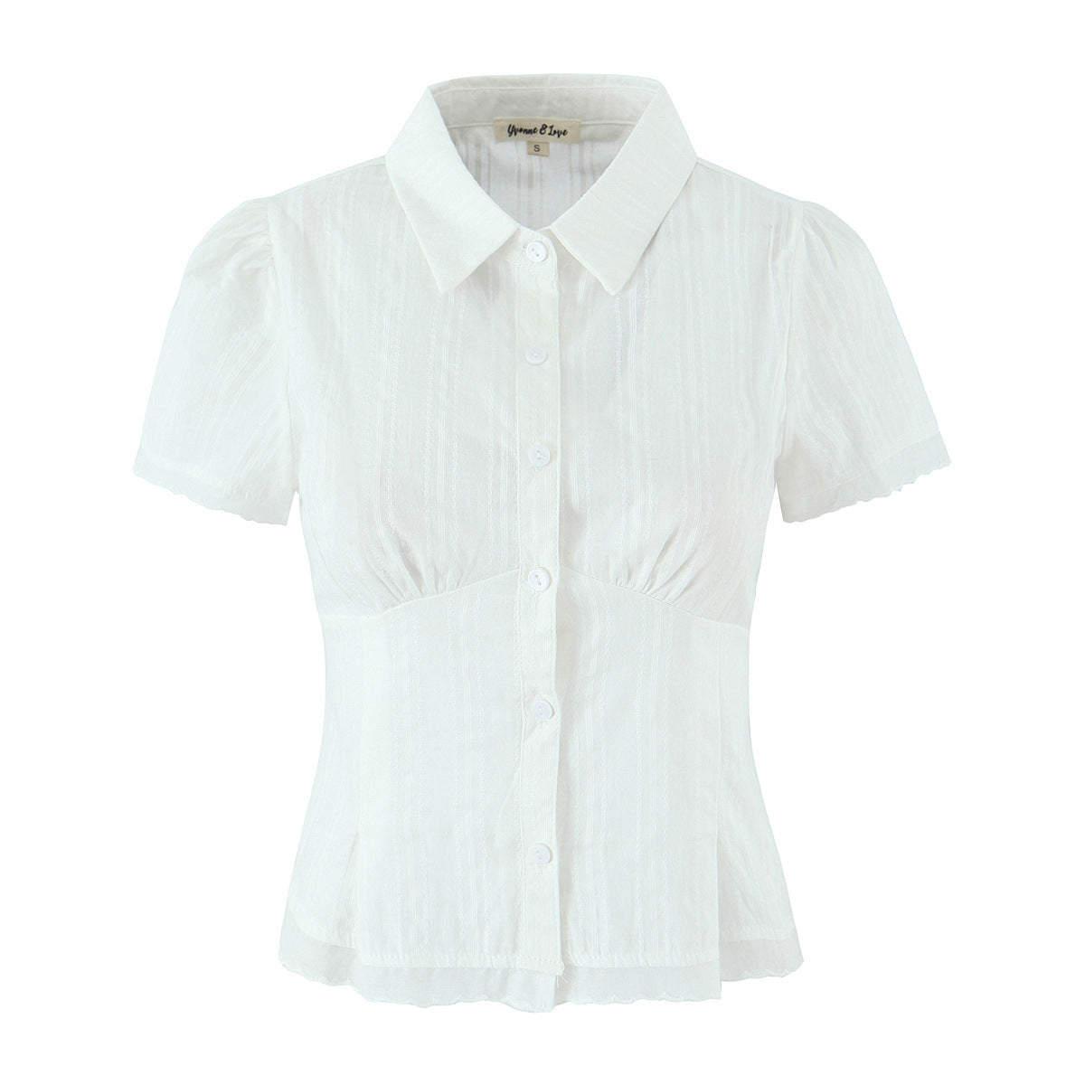 CROPPED SLIM-FITTING BLOUSE & MINI SKIRT