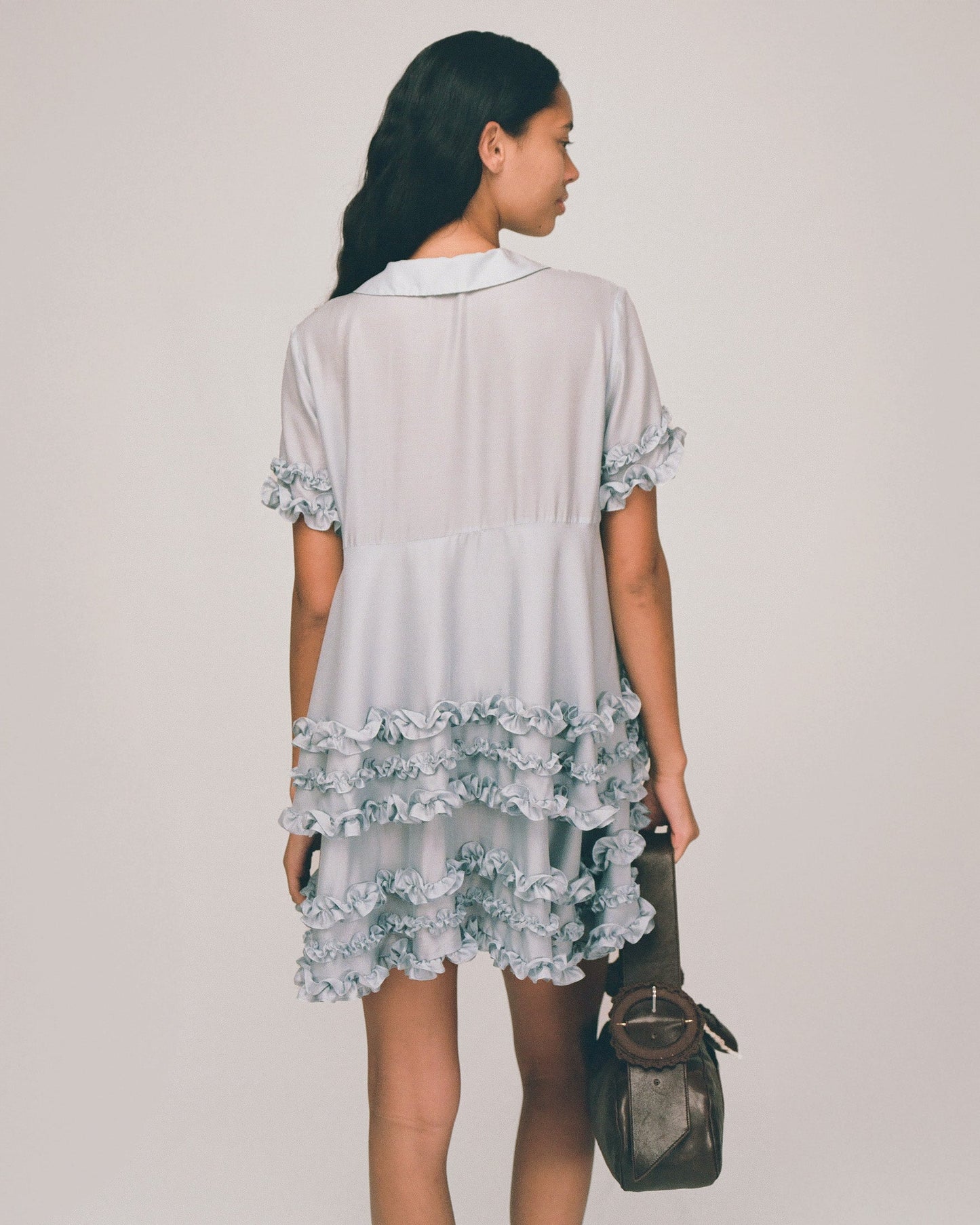 Ruffle Tea Dress - Bluewishes