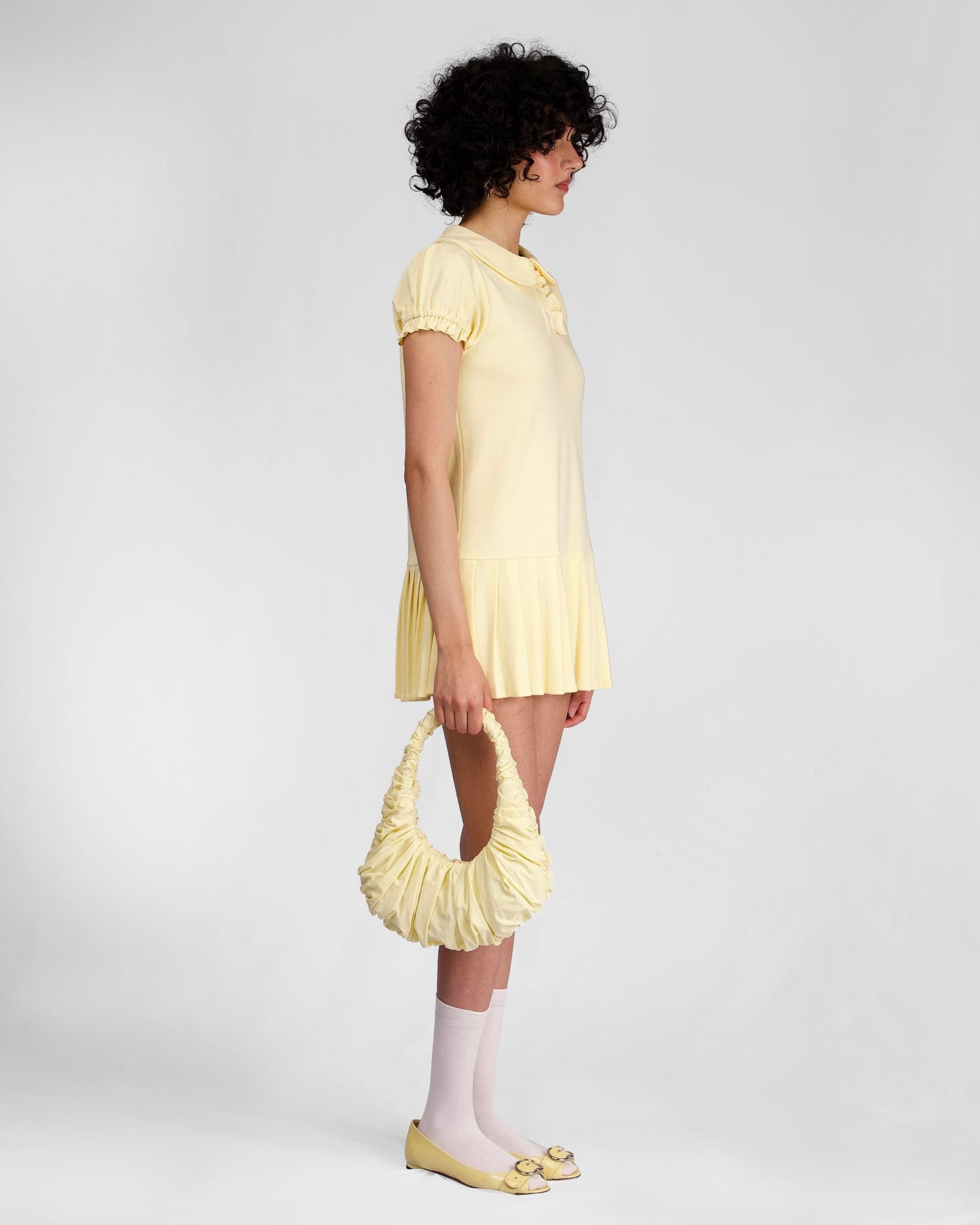 Citrine Polo Mini Pleat Dress my mum made it coupon sale code skirt puffer bag dress white crop top girl cute clothing mindfully outfits cottagecore cotton good quality comfy chic vacation daily