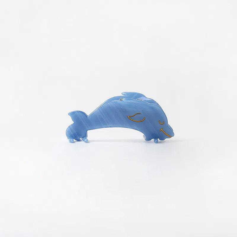 do;phin hair claw clips