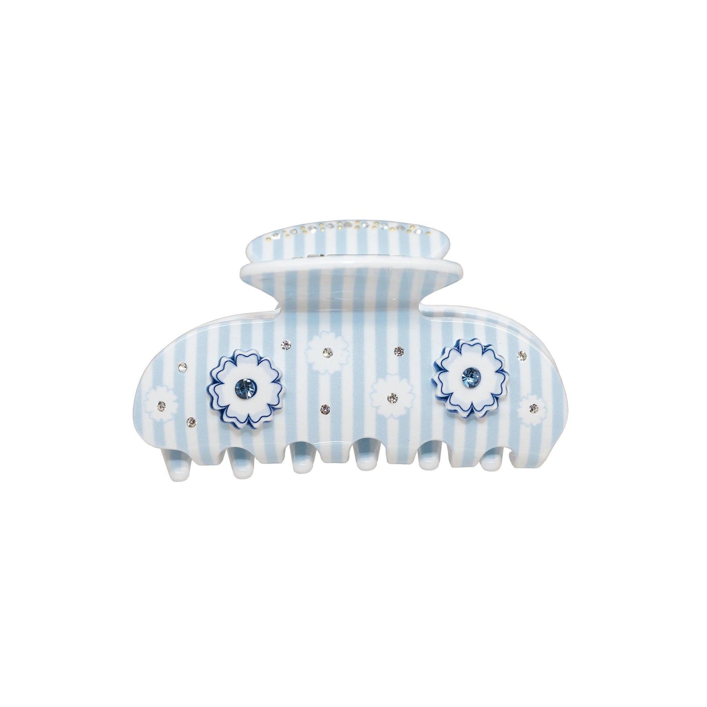 Sweetheart Clip in Blue Breeze bio-acetate go-to essentials emijay discount large big sale designer Sephora hair claw clip durable pink butterfly flat feminine, high-quality hair accessories like statement Nordstrom hair pin french barrettes for all hair types