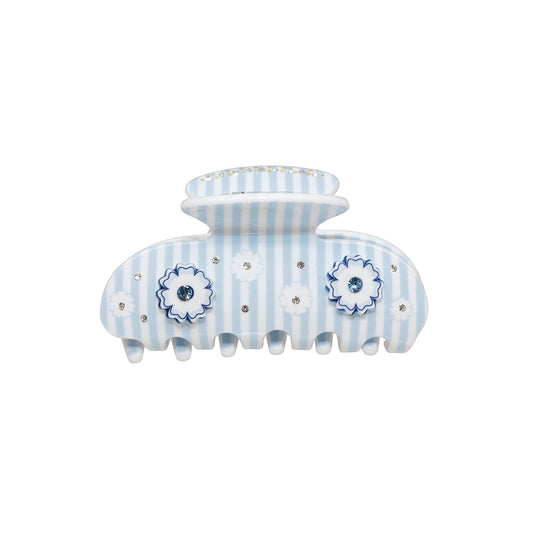 Sweetheart Clip in Blue Breeze bio-acetate go-to essentials emijay discount large big sale designer Sephora hair claw clip durable pink butterfly flat feminine, high-quality hair accessories like statement Nordstrom hair pin french barrettes for all hair types