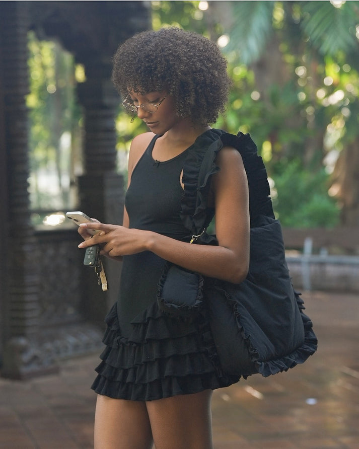 Frill Tank Dress my mum made it coupon sale code skirt puffer bag dress white crop top girl cute clothing mindfully outfits cottagecore cotton good quality comfy chic vacation daily