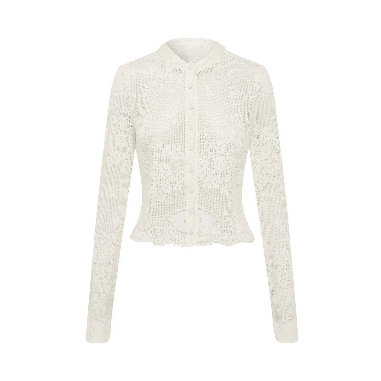 Belinda Top | White Lace