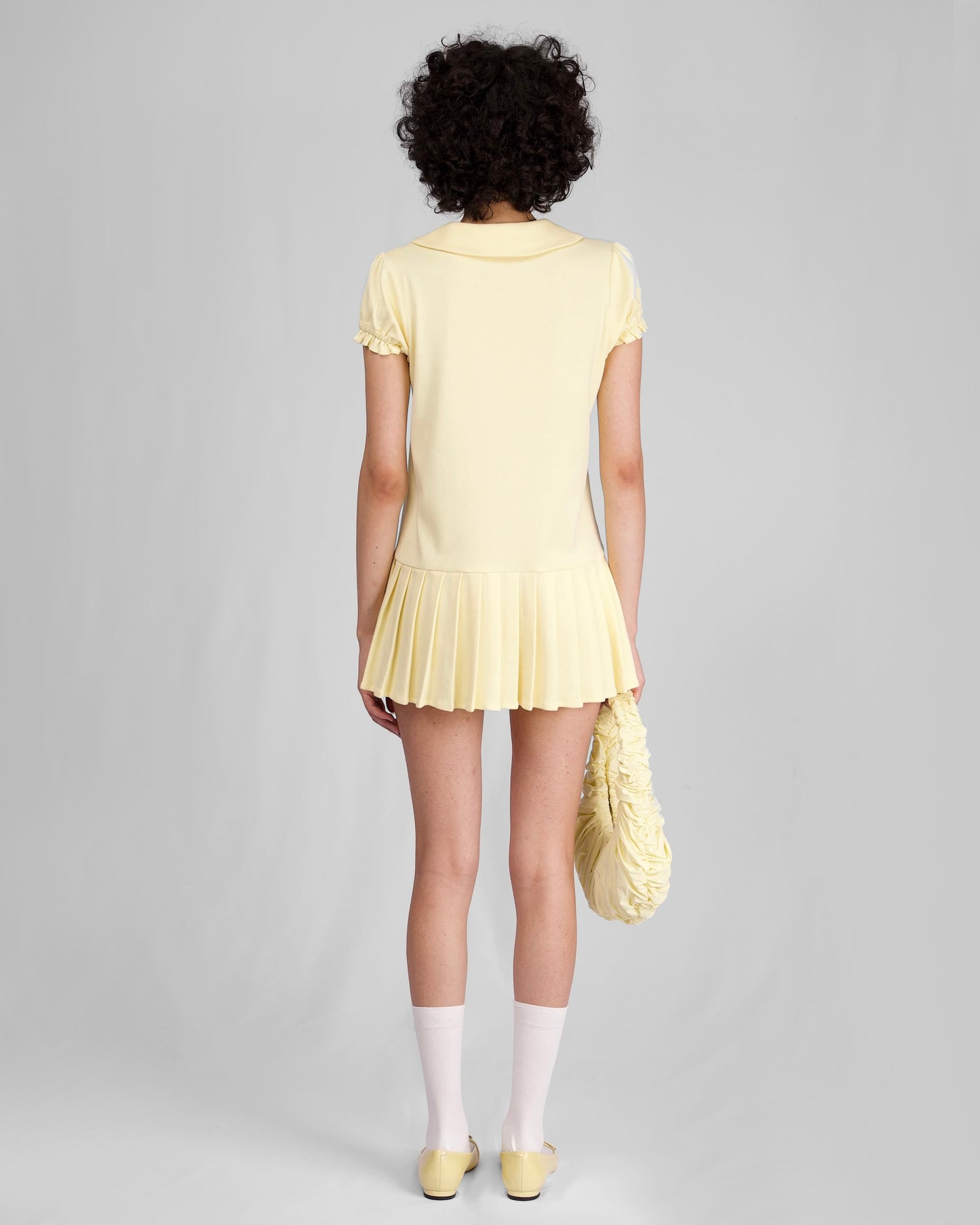 Citrine Polo Mini Pleat Dress my mum made it coupon sale code skirt puffer bag dress white crop top girl cute clothing mindfully outfits cottagecore cotton good quality comfy chic vacation daily