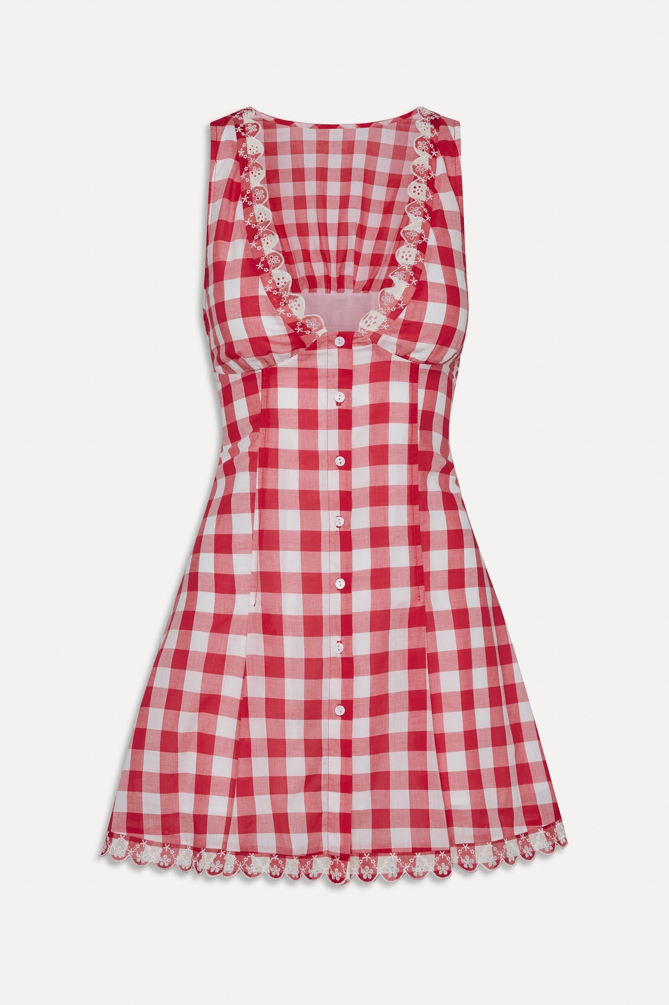 Farm Gingham Mini Dress