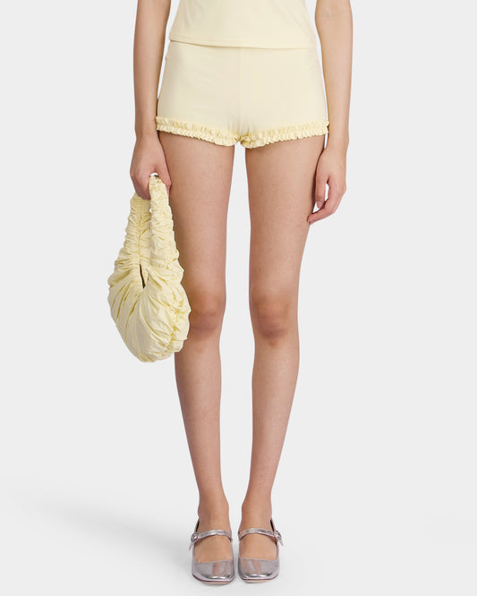 Citrine Ruffle Beach Top my mum made it coupon sale code skirt puffer bag dress white crop top girl cute clothing mindfully outfits cottagecore cotton good quality comfy chic vacation daily