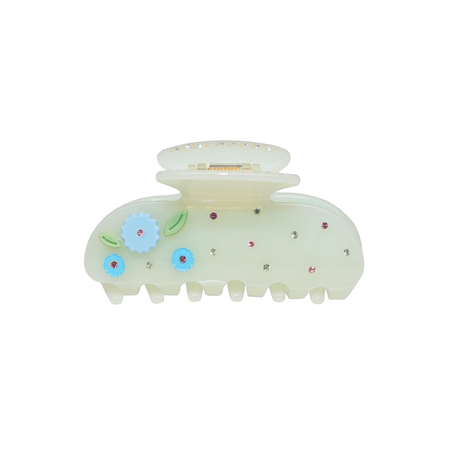 Sweetheart Clip in Melon Bloom bio-acetate go-to essentials emijay discount large big sale designer Sephora hair claw clip durable pink butterfly flat feminine, high-quality hair accessories like statement Nordstrom hair pin french barrettes for all hair types
