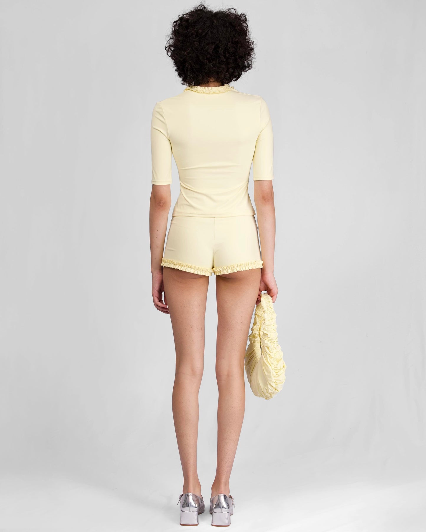 Citrine Ruffle Beach Shorts my mum made it coupon sale code skirt puffer bag dress white crop top girl cute clothing mindfully outfits cottagecore cotton good quality comfy chic vacation daily