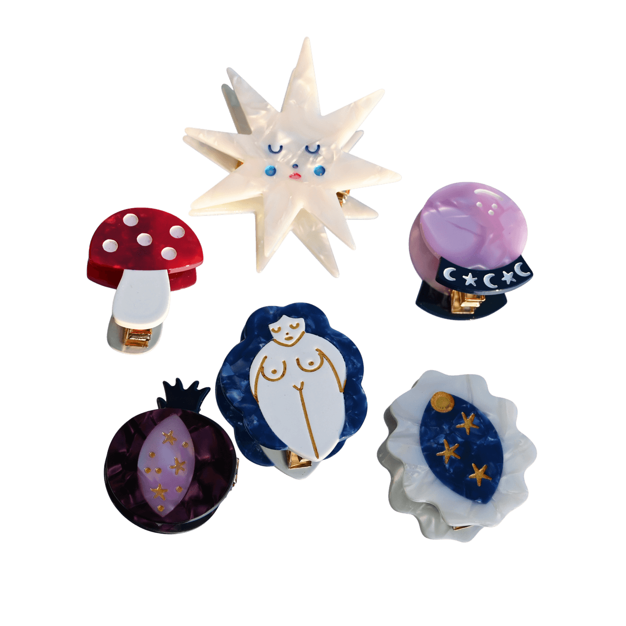 Venus  cute bio-acetate large octopus bio-acetate ligh big sale designer tortoise shell hair claw clip durable pink butterfly flat online wholesale hair pin hair accessories french barrettes for thick hair styles women.