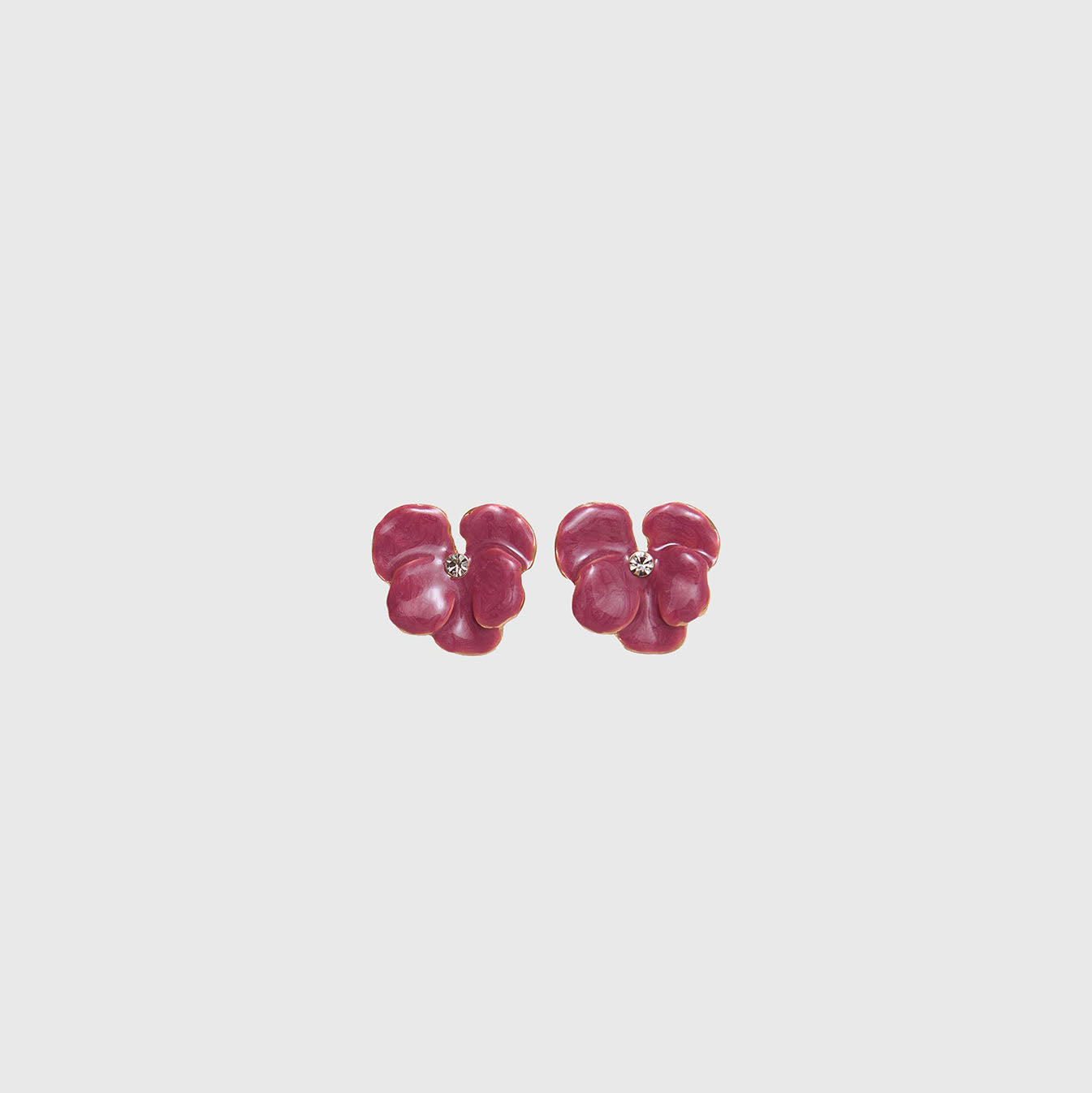 Daylight savings pink flower earrings