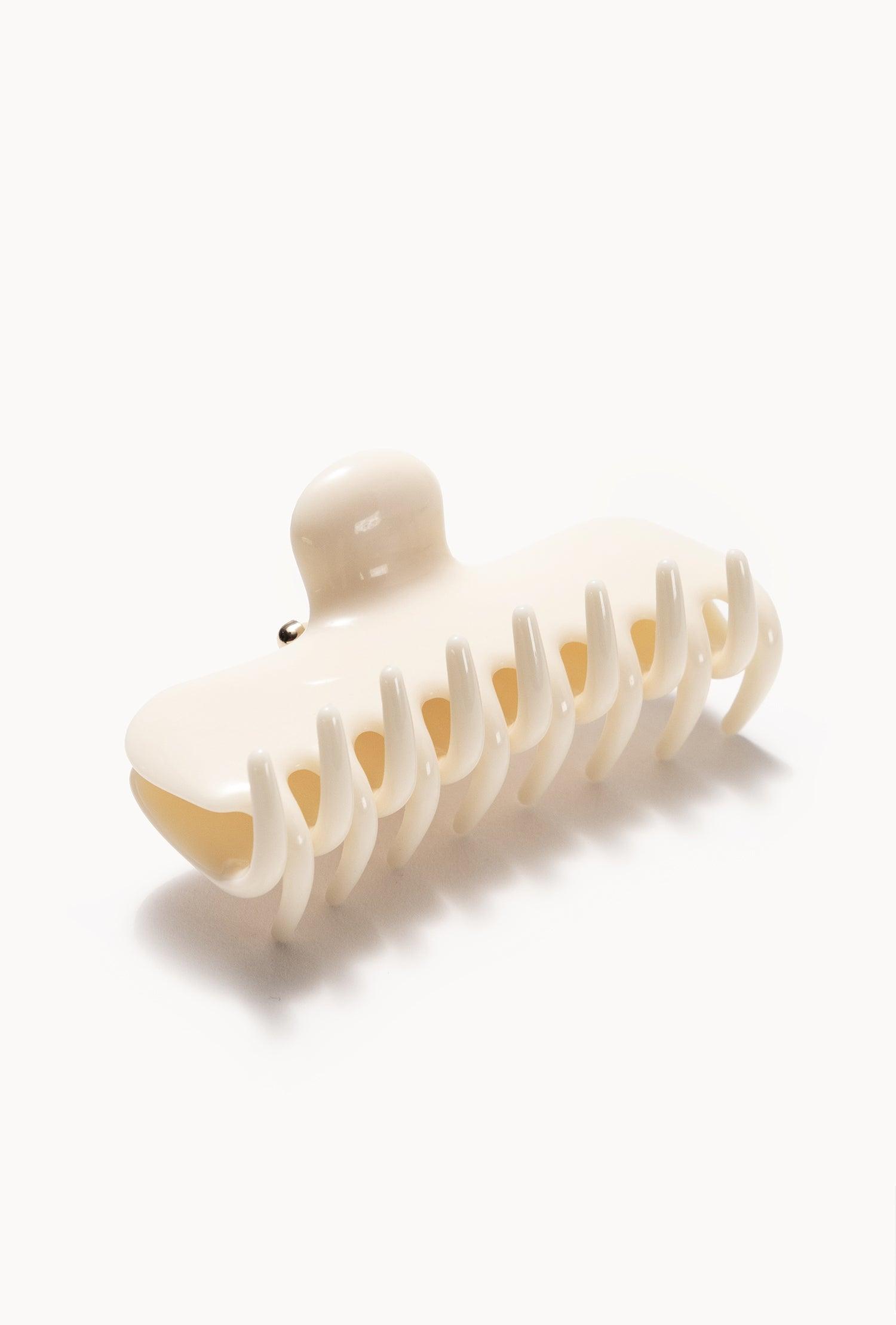 No. 4 Claw Clip Ivory bio-acetate go-to essentials undo hair claw big sale designer tortoise shell hair claw clip durable pink butterfly flat online wholesale hair pin hair accessories french barrettes for thick hair styles women.