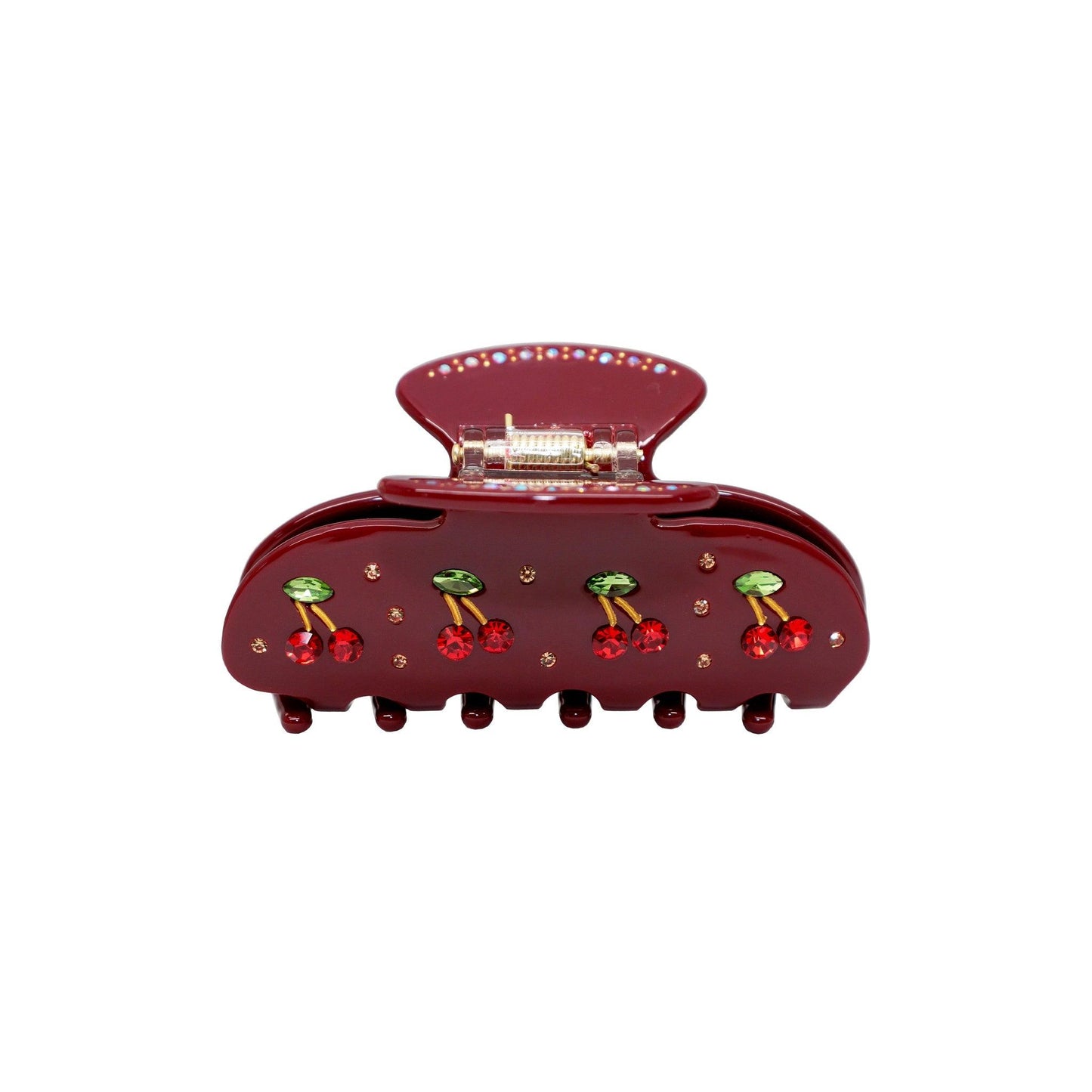 Sweetheart Clip in Bordeaux Cherry Pie bio-acetate go-to essentials emijay discount large big sale designer Sephora hair claw clip durable pink butterfly flat feminine, high-quality hair accessories like statement Nordstrom hair pin french barrettes for all hair types .