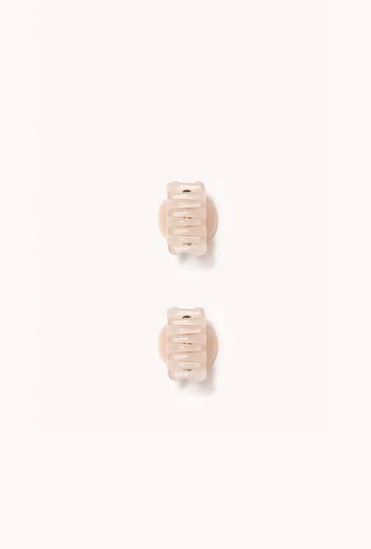No. 2 Claw Clip in pink champagne bio-acetate go-to essentials undo hair claw big sale designer tortoise shell hair claw clip mid-size accessory versatile for styling half-ups or full twists effortlessly.