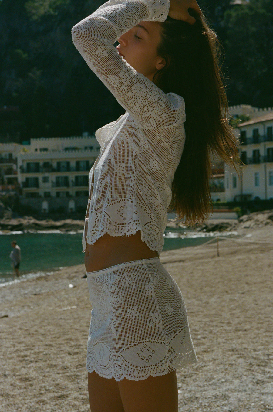 Belinda Top | White Lace