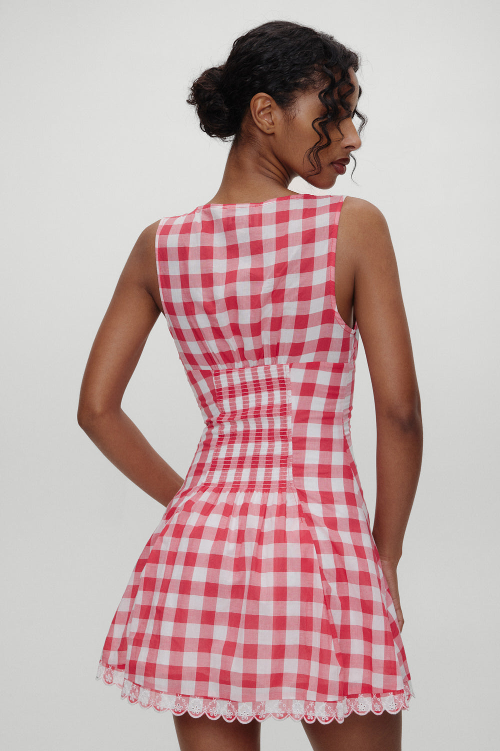 Farm Gingham Mini Dress