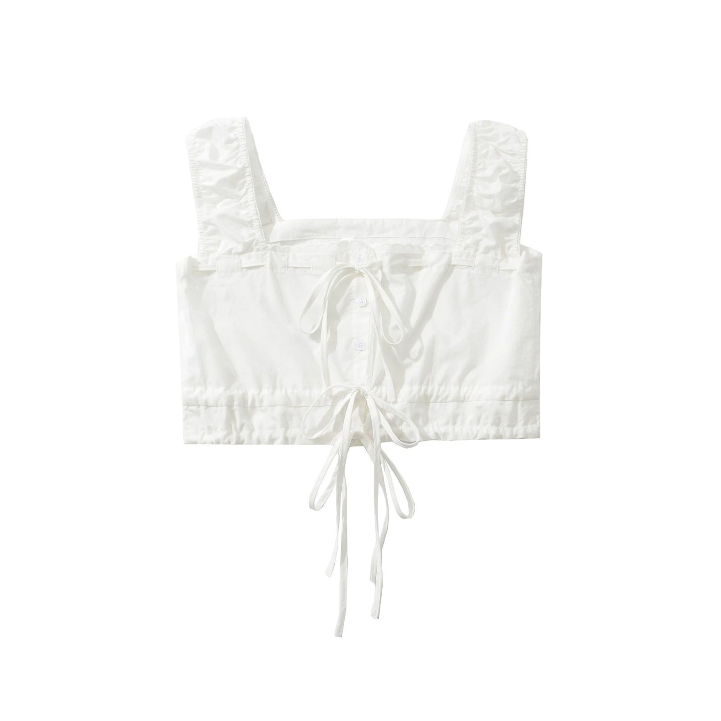 BOHO CHIC LACE-UP TOP & BOHO CHIC LACE-UP MINI SKORT