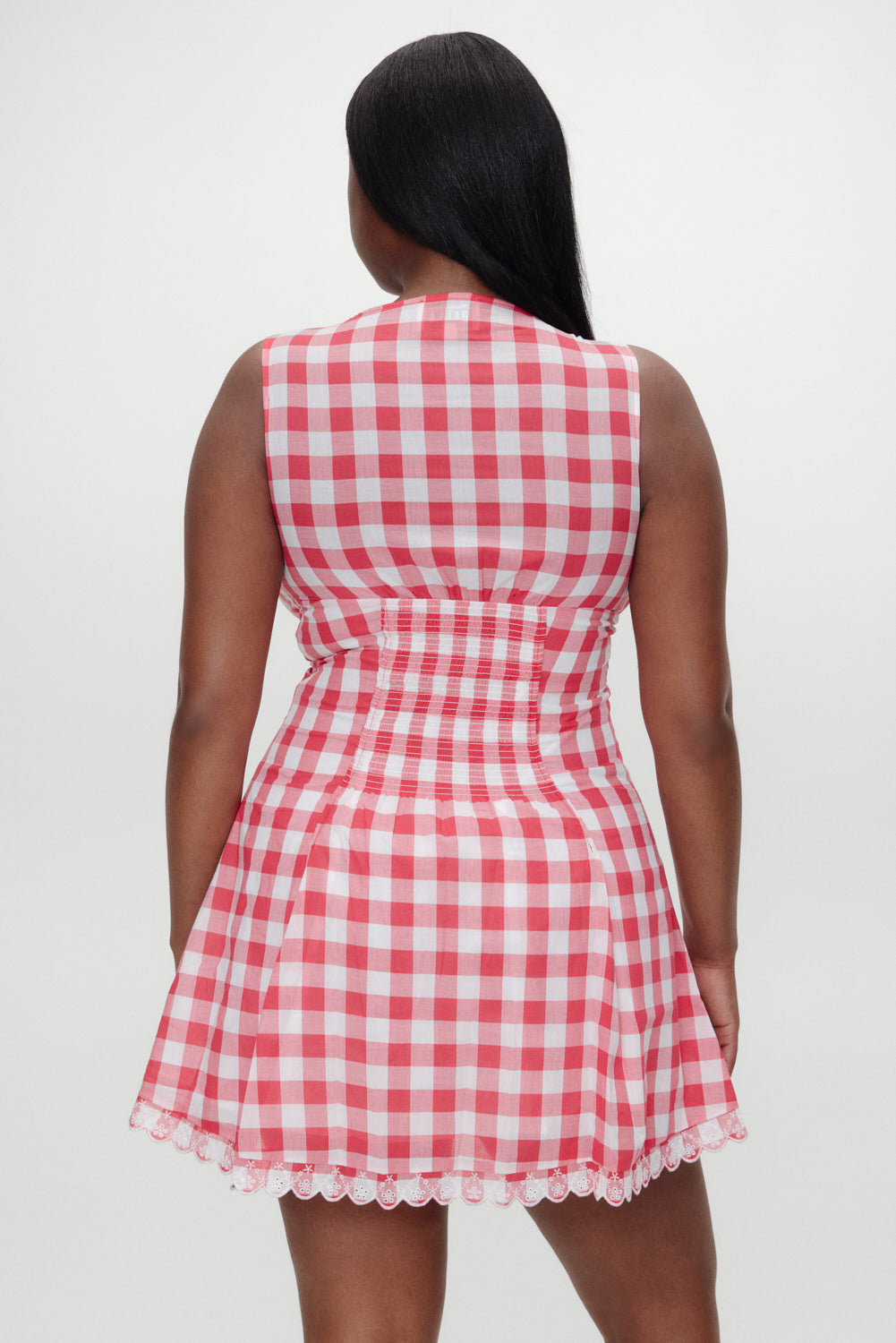 Farm Gingham Mini Dress