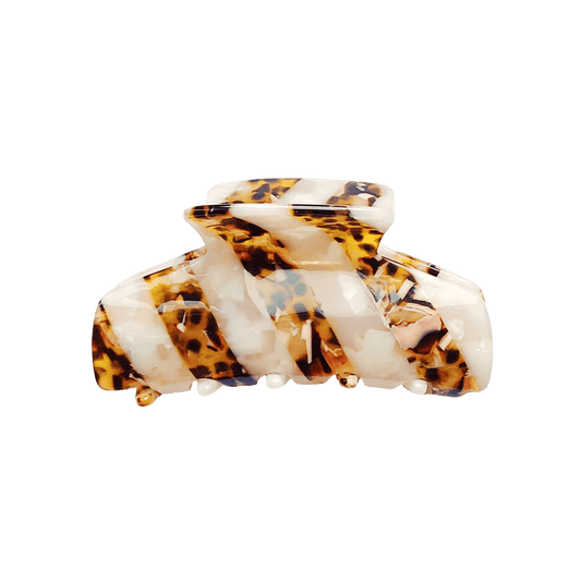 Monstone Leopard high quality tort sale cute bio-acetate large lora hair claw clip cute tortoise shell hair styles flat online wholesale hair claw clips french accessories for thick hair women.