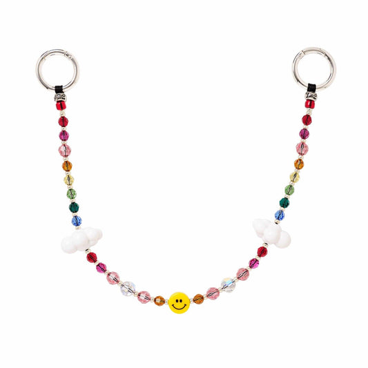 The Leila Big Ting Stringting sale bag charm crafted with high-quality colorful beads—perfect for adding a minimalist, stylish touch to handbags. A chic essential and a thoughtful gift idea for women.