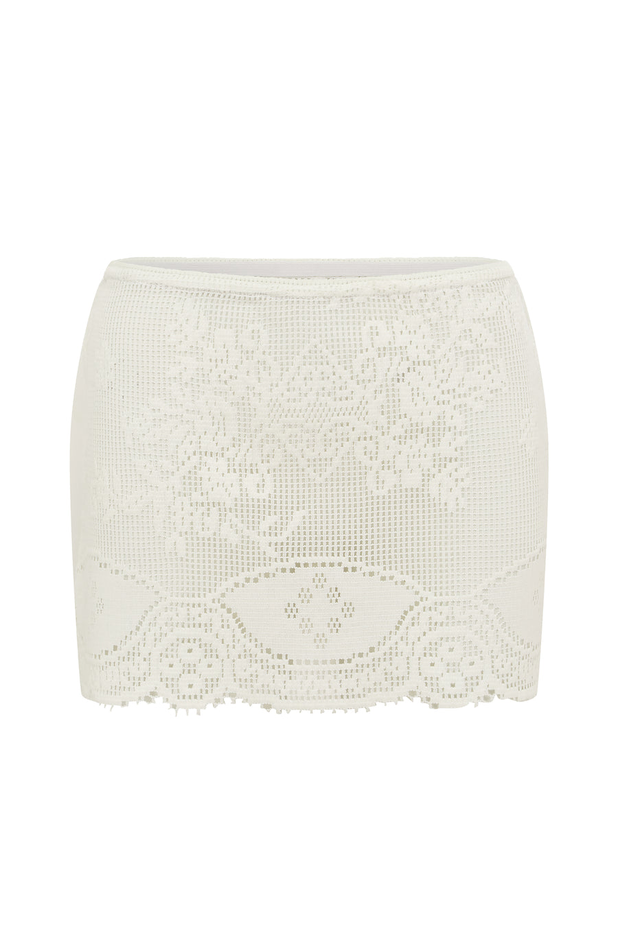 Belinda Top | White Lace