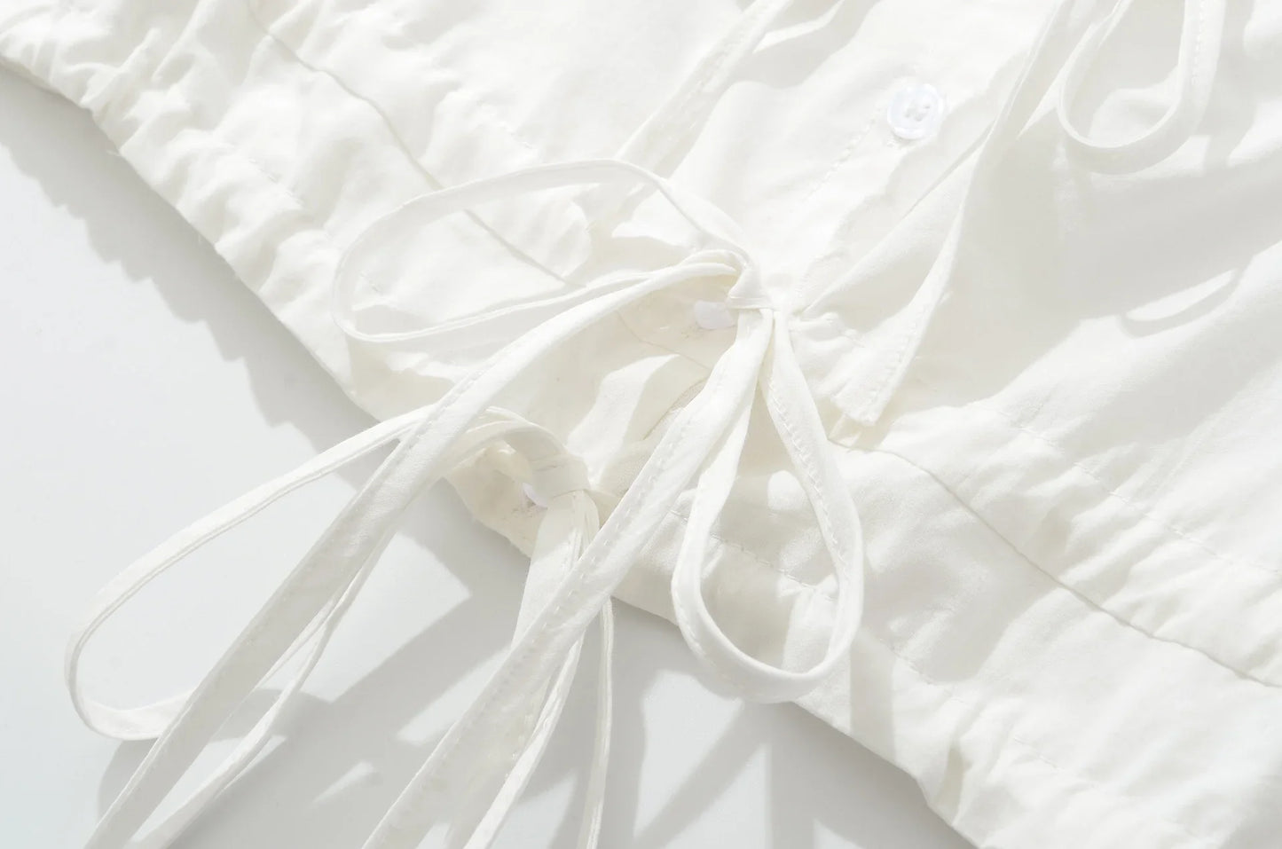 BOHO CHIC LACE-UP TOP & BOHO CHIC LACE-UP MINI SKORT