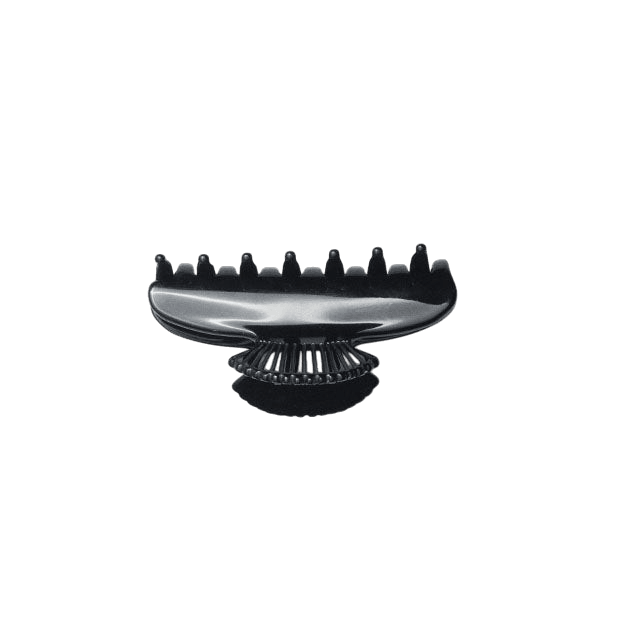 Fan shell Jennie inspired cute bio-acetate large hair claw clip designed for elegant updos– perfect for thick hair and effortless hairstyles