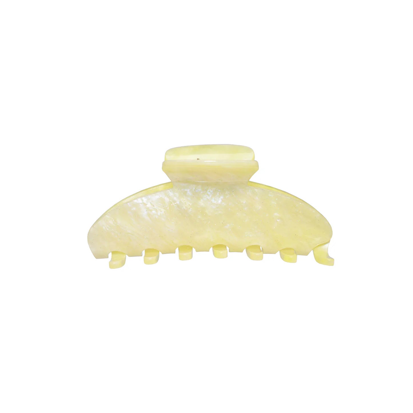 Big Effing Clip in Lemon Sugar bio-acetate go-to essentials emijay discount large big sale designer Sephora hair claw clip durable pink butterfly flat feminine, high-quality hair accessories like statement Nordstrom hair pin french barrettes for all hair types