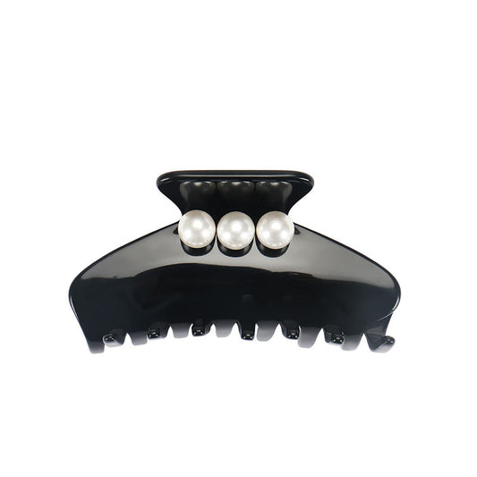 Chloe BIG EFFING PEARL HAIR CLIP IN NOIR