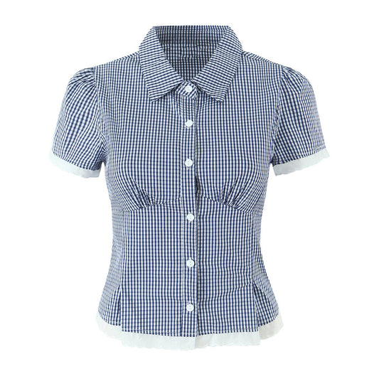 CROPPED SLIM-FITTING BLOUSE & MINI SKIRT