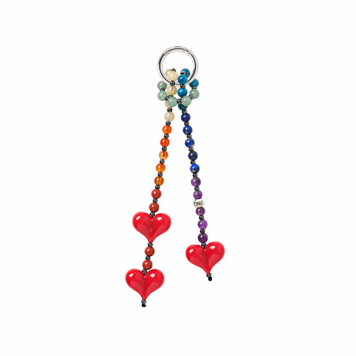 Stringting sale bag charm crafted with high-quality colorful beads—perfect for adding a minimalist, stylish touch to handbags. A chic essential and a thoughtful gift idea for women.