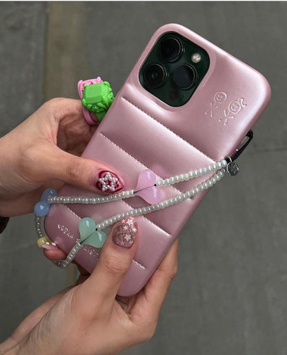 Chloe Icing On The Cake Love Heart Wristlet Phone Strap