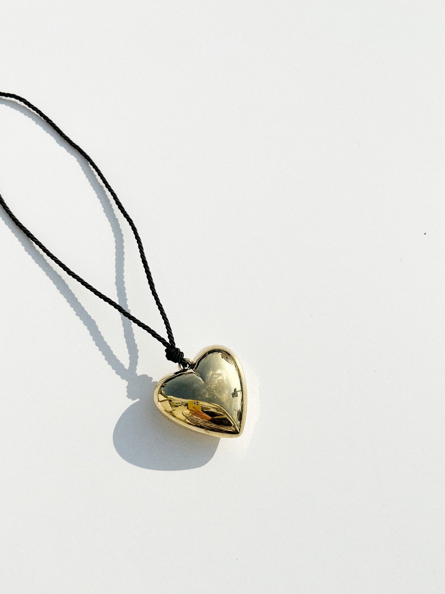 Chloe Puffy Heart Necklace