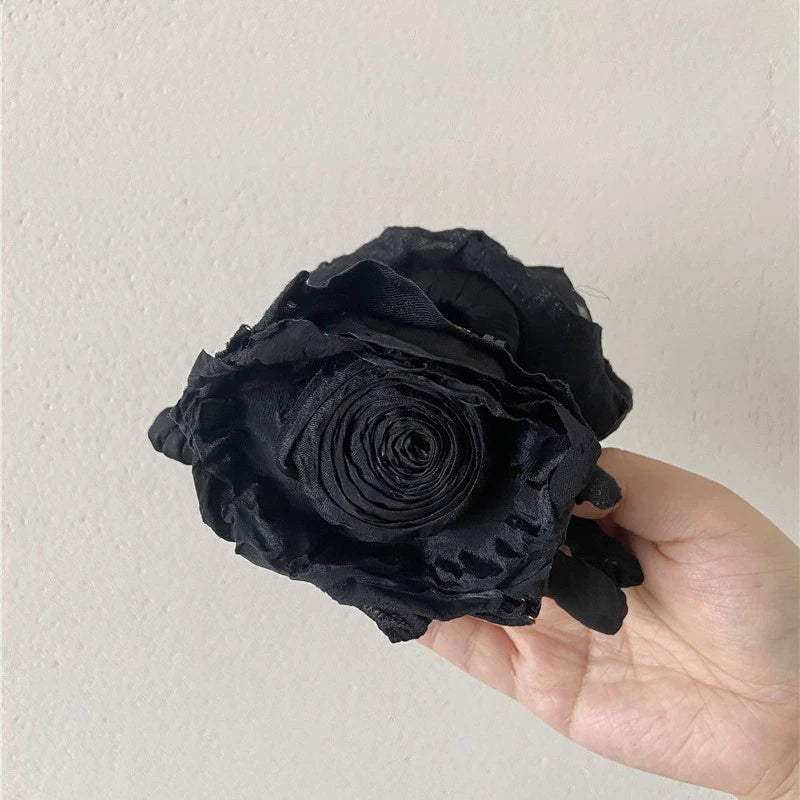 Vintage Retro Rose Floral Claw Clip