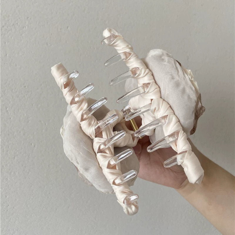 Vintage Retro Rose Floral Claw Clip