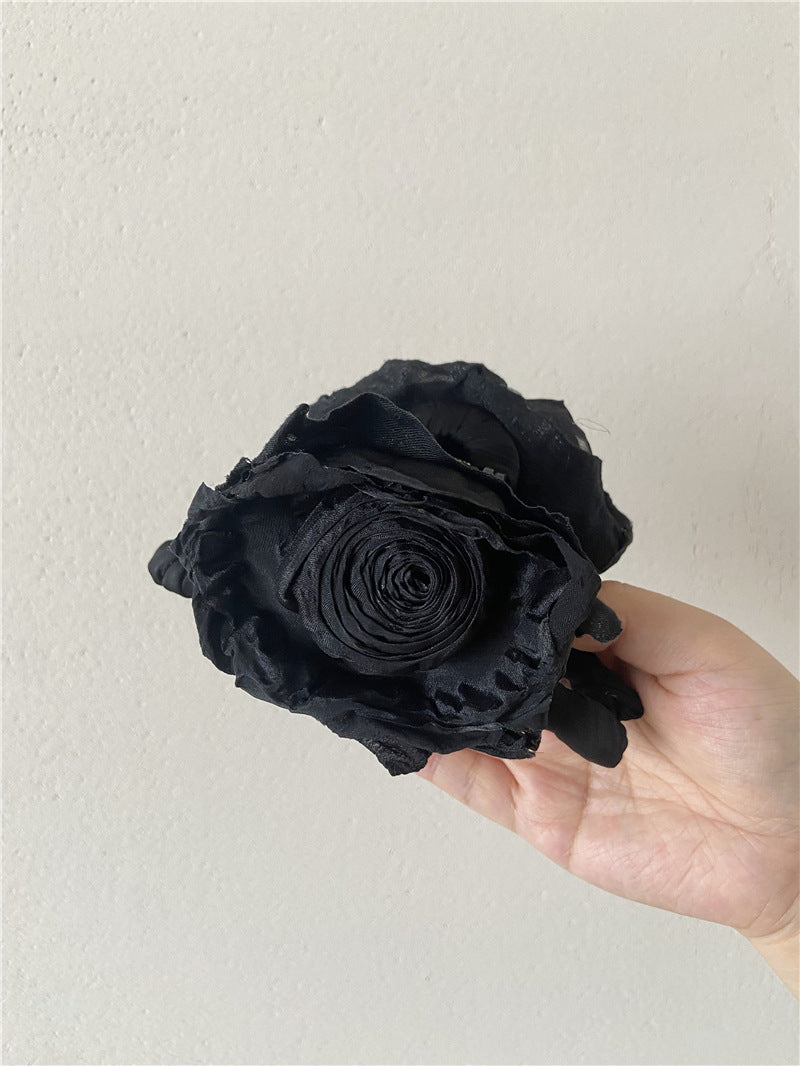 Vintage Retro Rose Floral Claw Clip